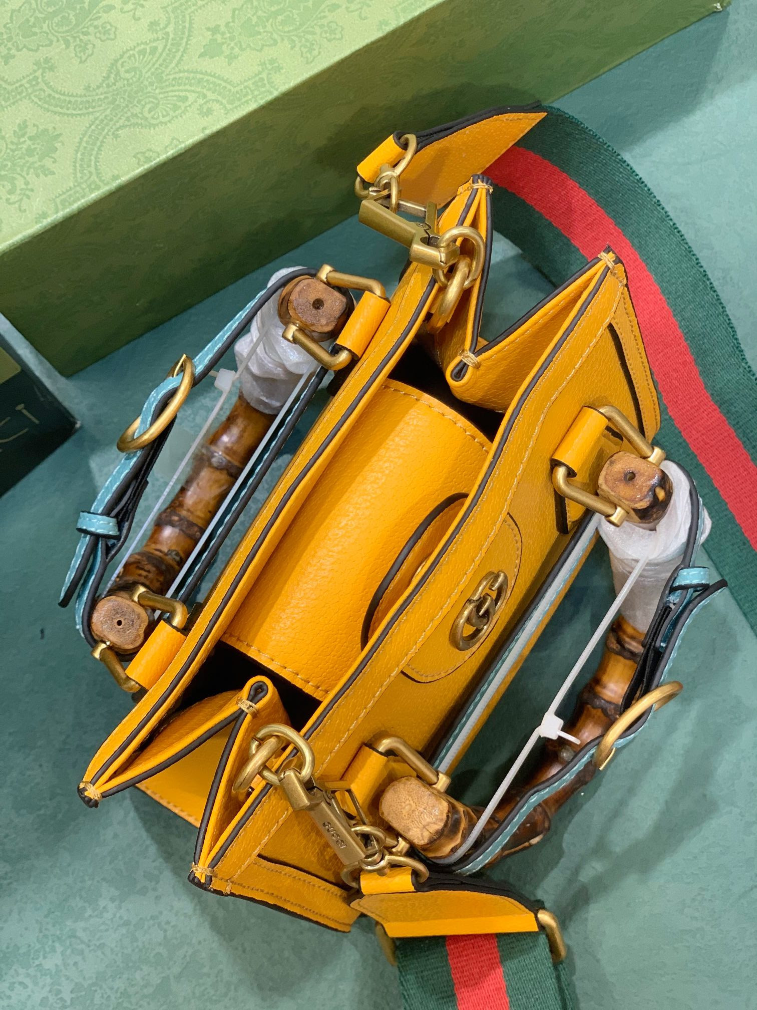 Gvc*1 DIANA MINI TOTE BAG Orange 20W x 16H x 10D CM