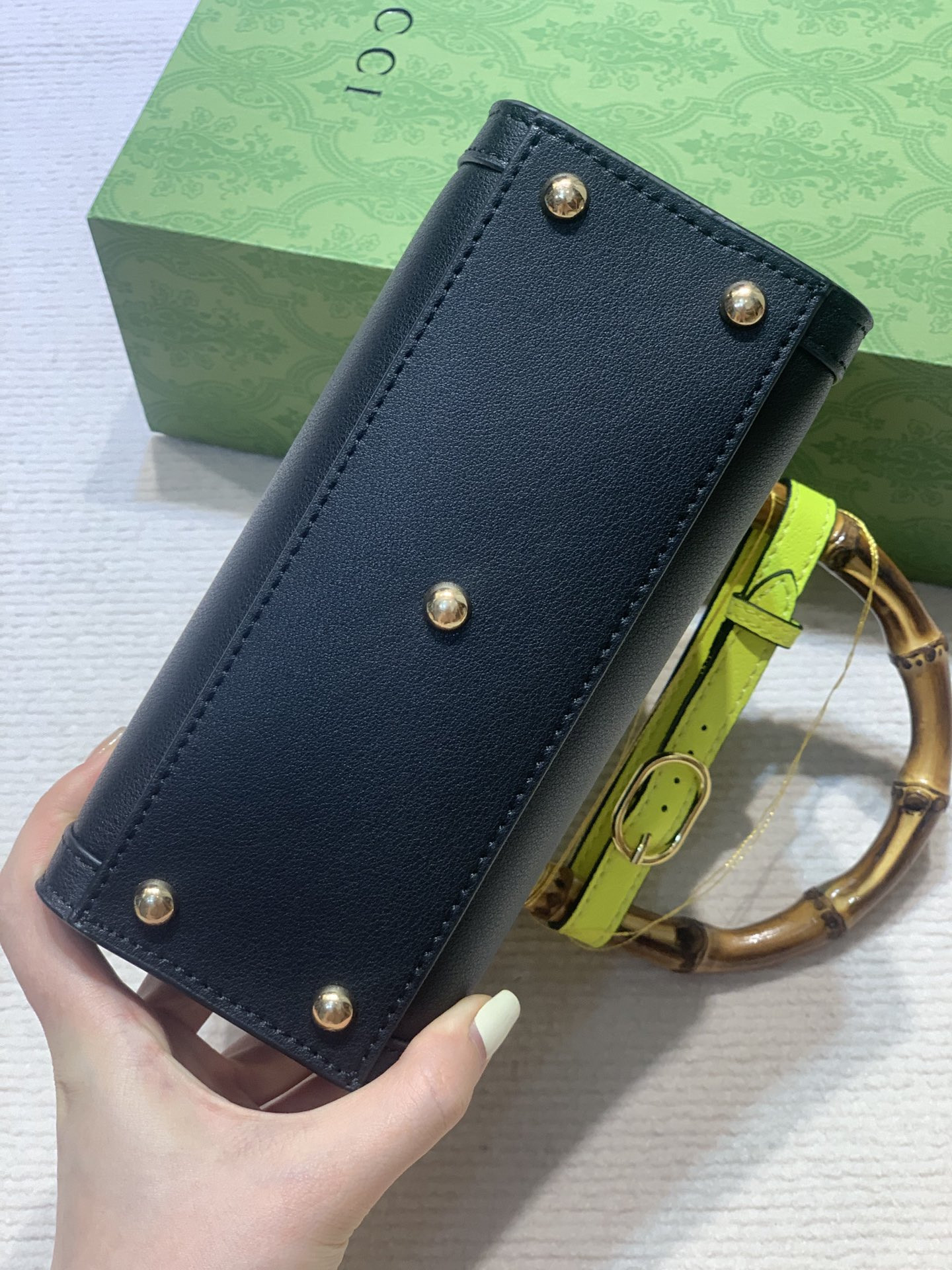 Gvc*1 DIANA MINI TOTE BAG Navy 20W x 16H x 10D CM