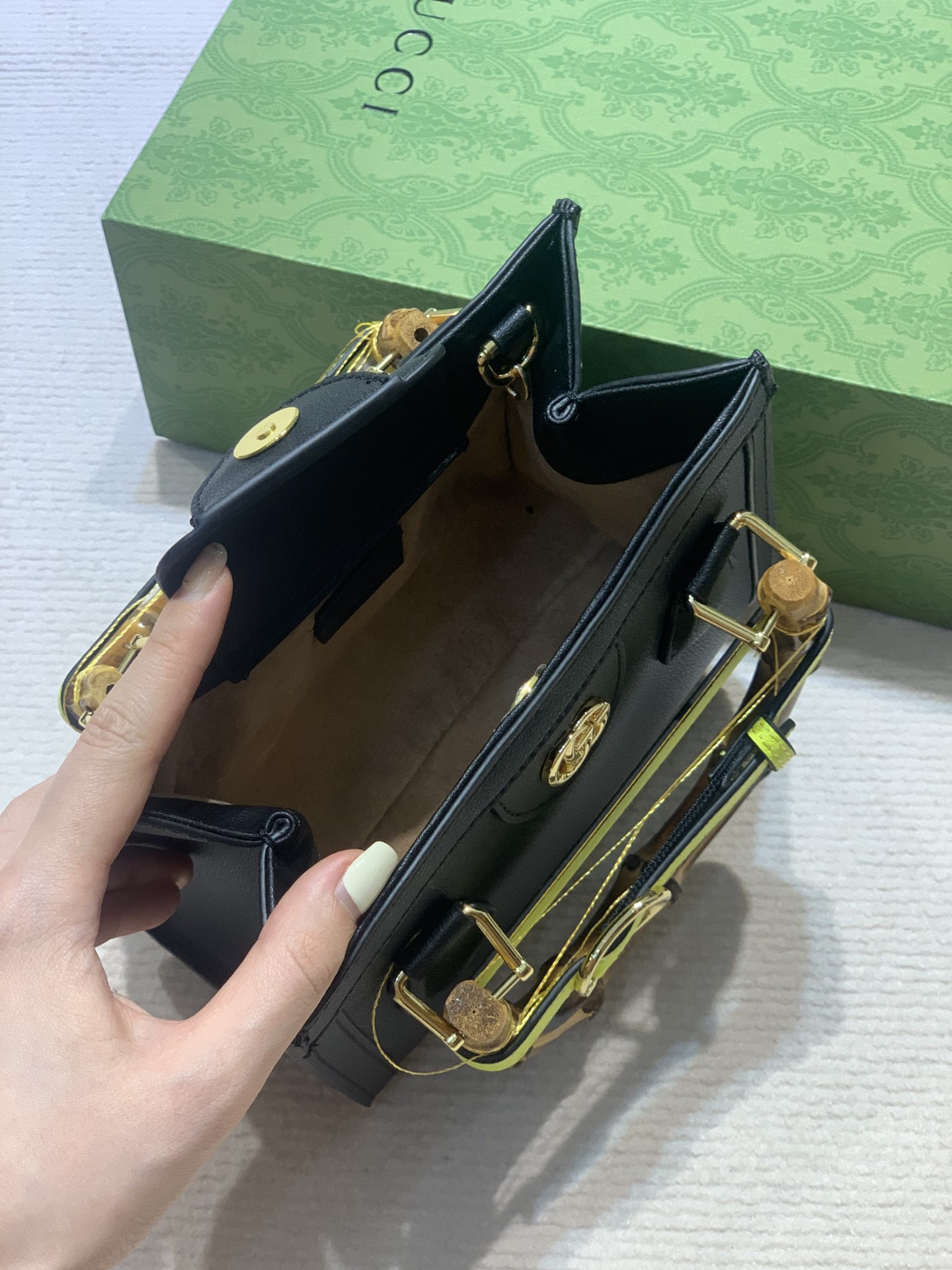 Gvc*1 DIANA MINI TOTE BAG Navy 20W x 16H x 10D CM