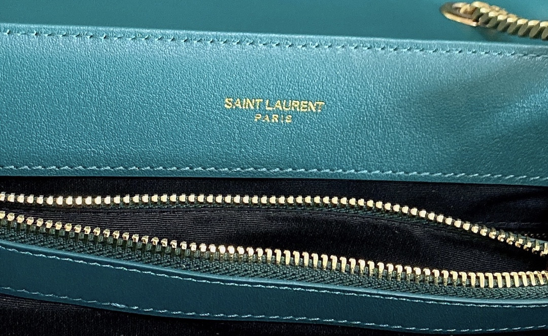 Y51 LOULOU MEDIUM BAG IN Y-QUILTED LEATHER BAG 12.5 X 8.6 X 4.7 INCHES