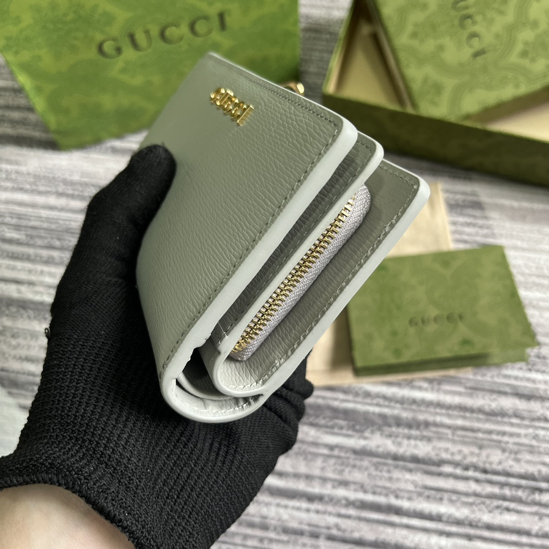 Gvc*1 Script Zip-Around Wallet gray 14 x 18.5 x 3cm