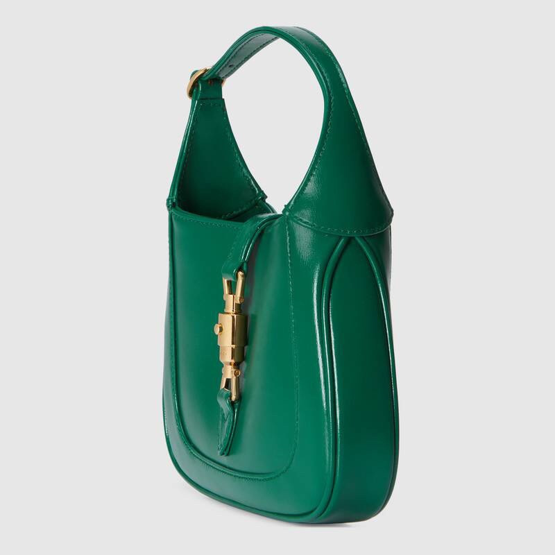 Gvc*1 JACKIE 1961 MINI SHOULDER BAG Green 7.5"W x 5.1"H x 1.2"D