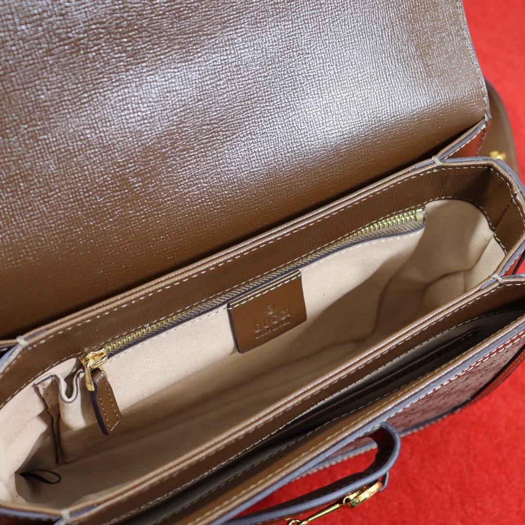 Gvc*1 HORSEBIT 1955 SHOULDER BAG 9.8"W x 7"H x 3.1"D