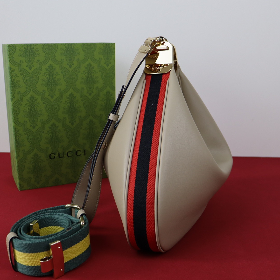 Gvc*1 ATTACHE MEDIUM SHOULDER BAG GRAY 13.8″W x 12.6″H x 2.4″D