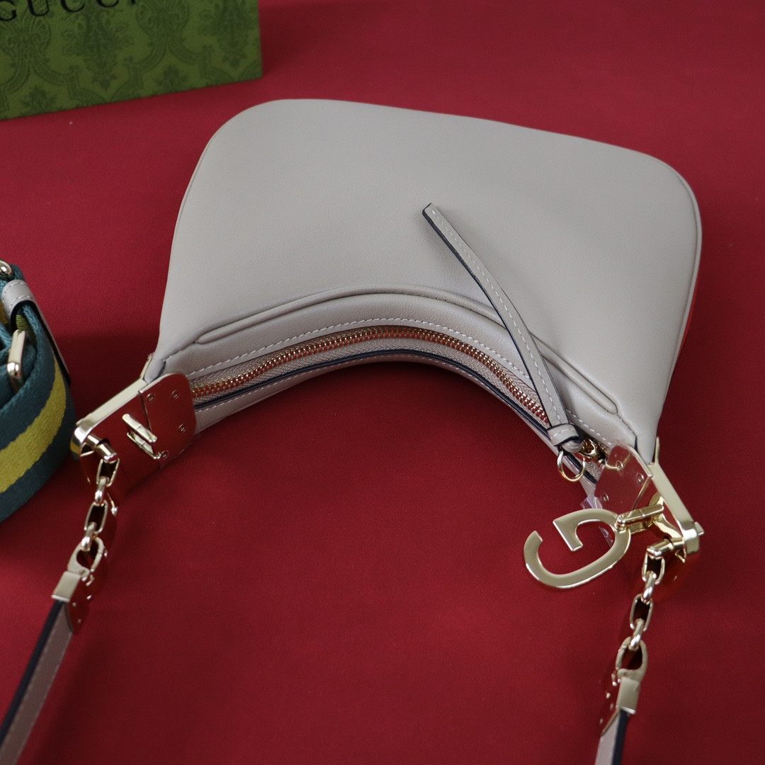 Gvc*1 ATTACHE SMALL SHOULDER BAG GRAY 9"W x 8.7"H x 2"D