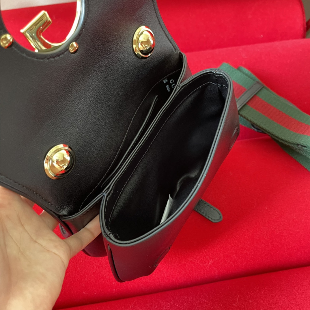 Gvc*1 BLONDIE MINI BAG BROWN 8.7"W x 5.1"H x 2.2"D