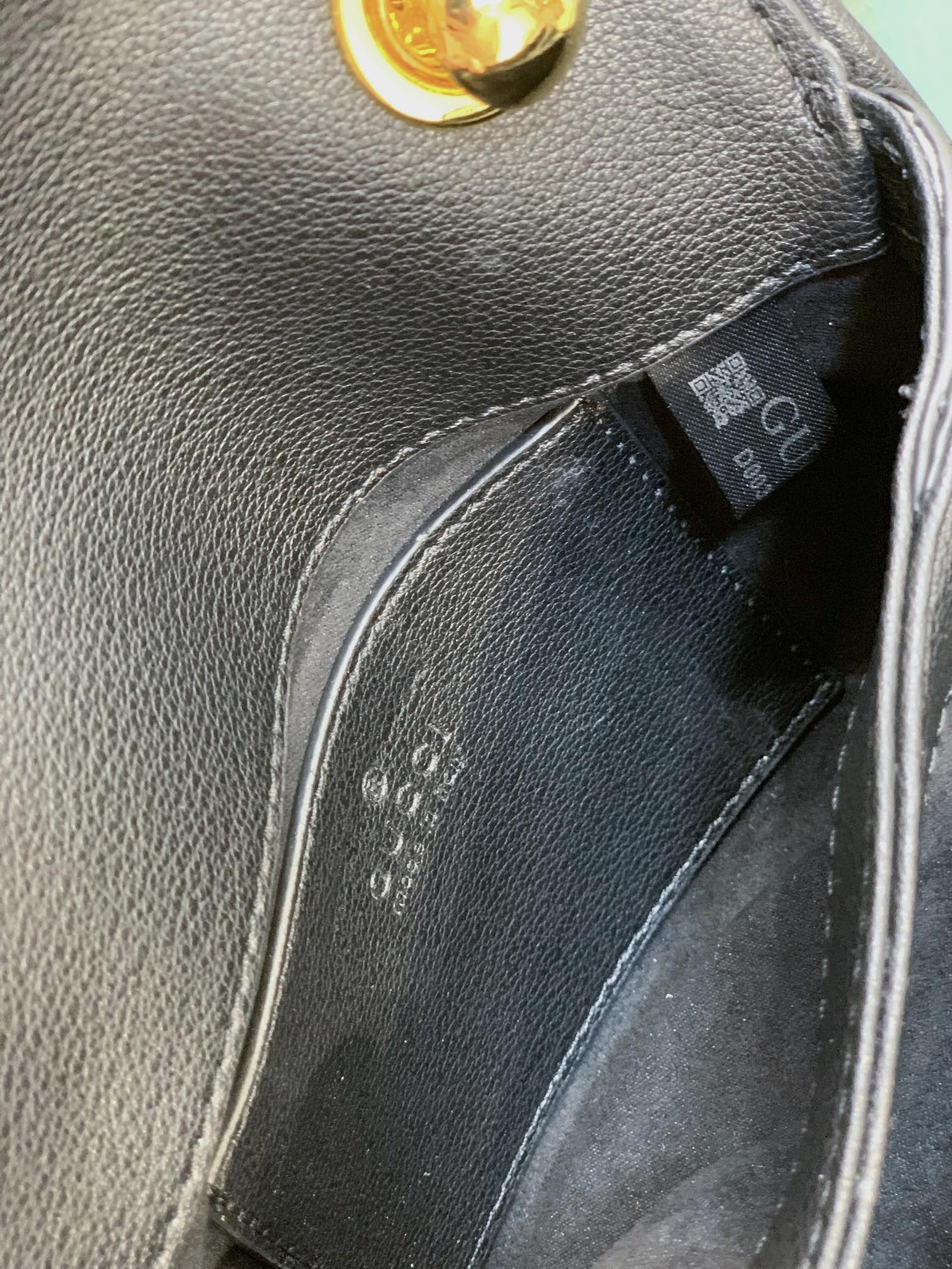 Gvc*1 BLONDIE MINI BAG BLACK 8.7"W x 5.1"H x 2.2"D