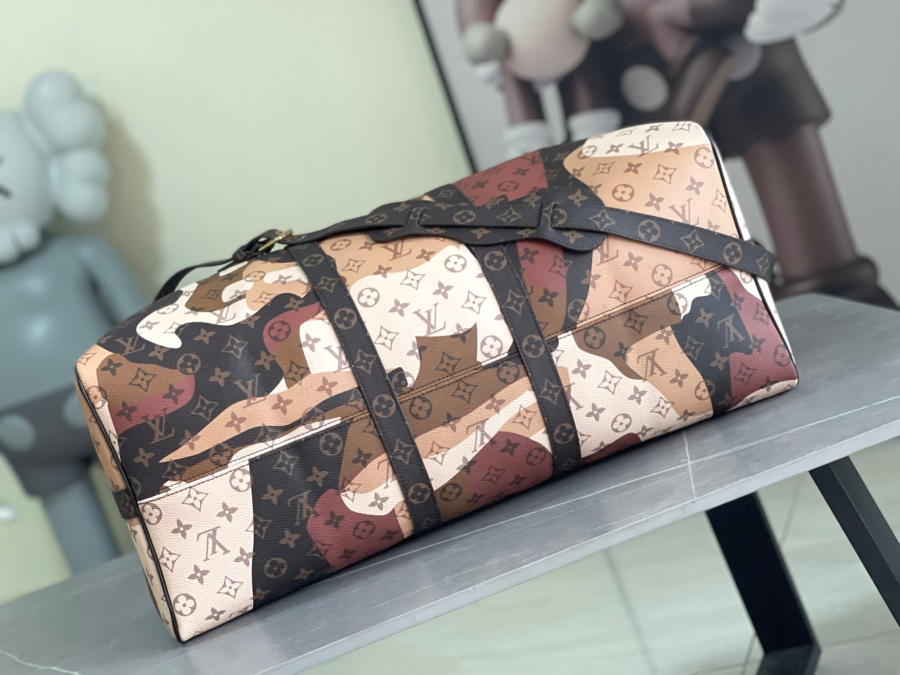 LV Virgil Abloh Basketball Keepall 55 M35577