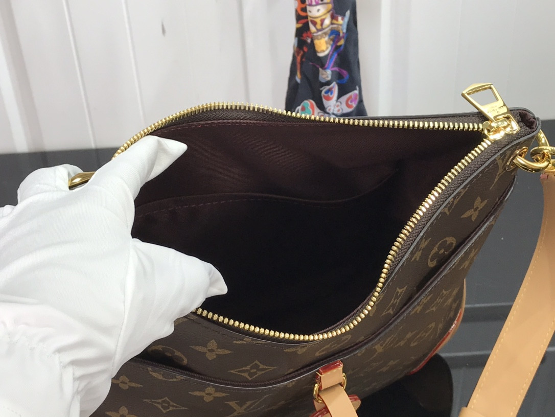 LV Odéon MM M45355 12.2x10.6x3.5 inches