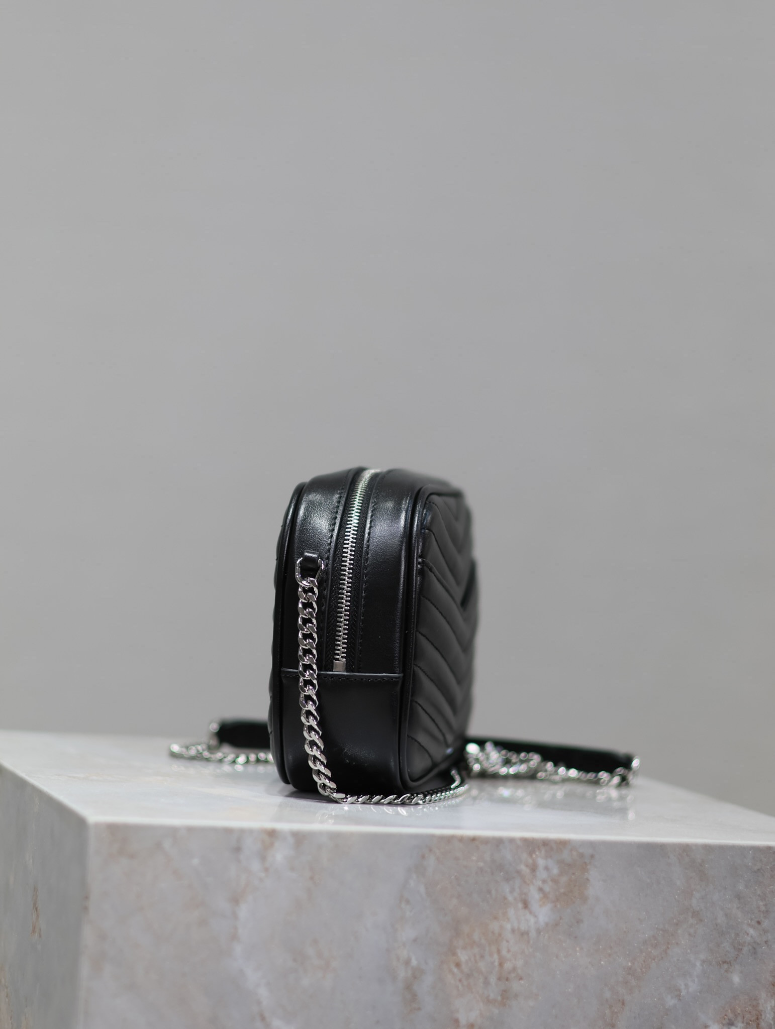 Y51 MINI LOU IN QUILTED LEATHER 7.5 X 4.1 X 2 INCHES