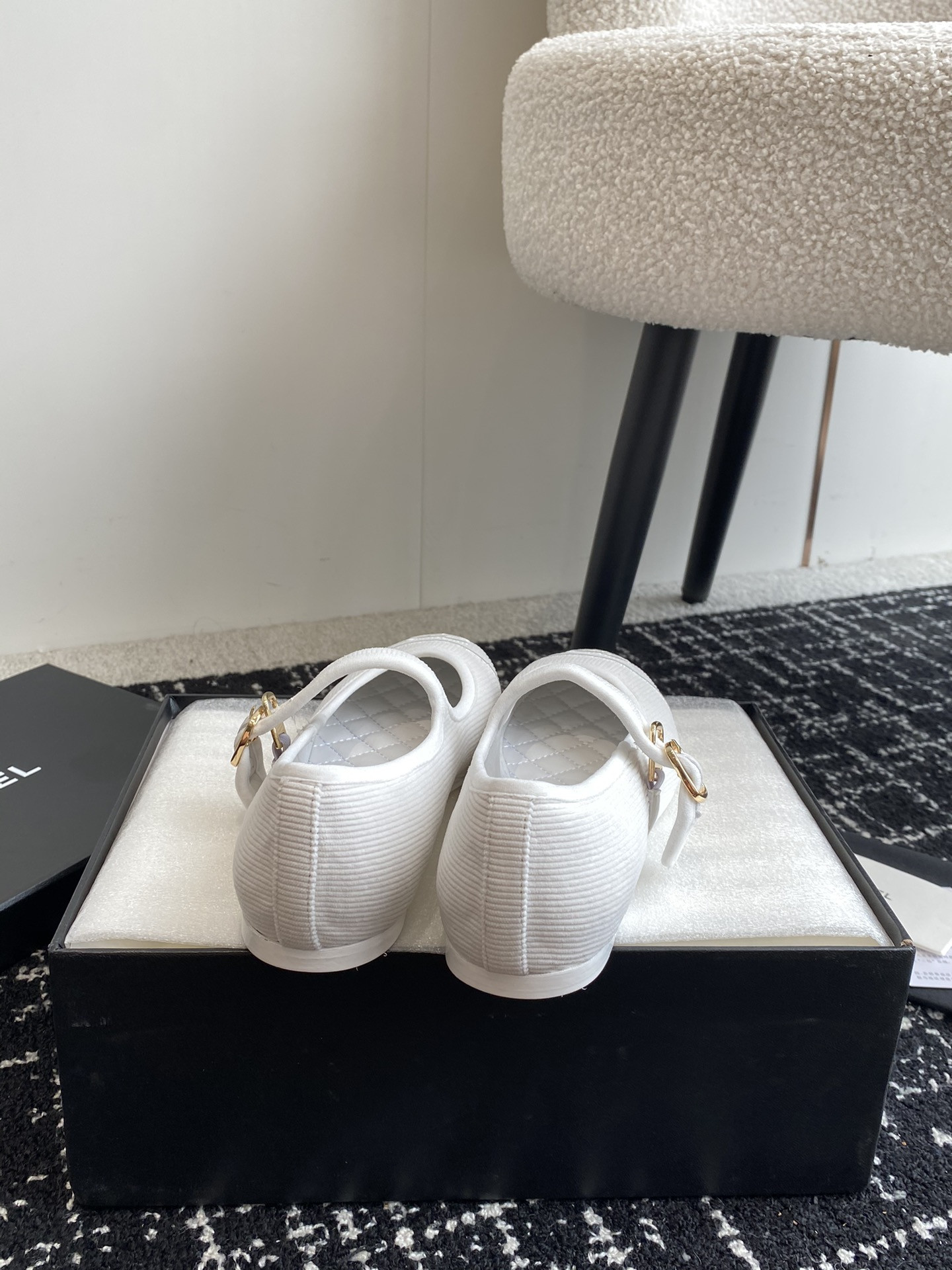 UA Ch**el MARY JANES Cotton & Silk