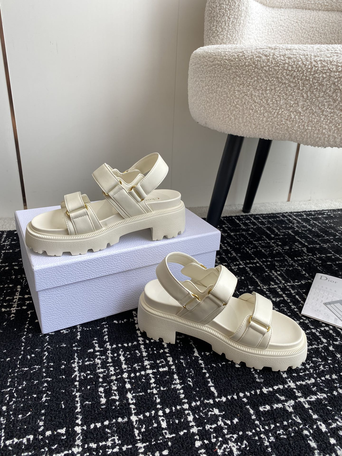 UA D10ract Platform Sandal White