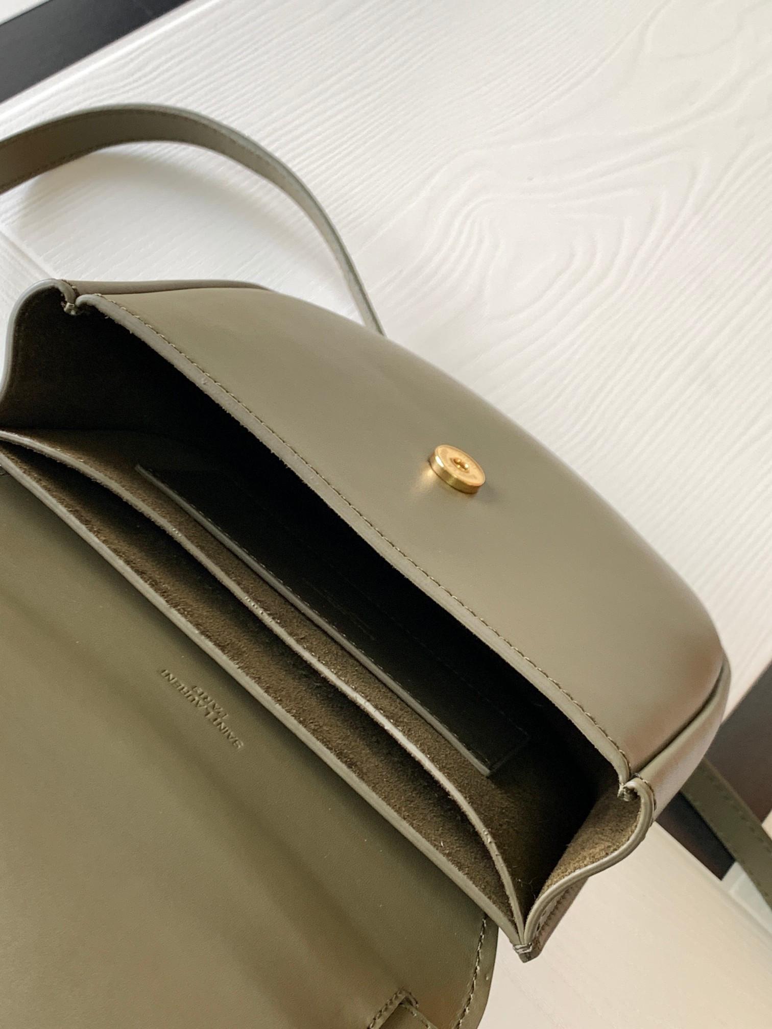 Y51 KAIA SMALL SATCHEL IN SMOOTH LEATHER 7.2 X 6.1 X 2.1 INCHES