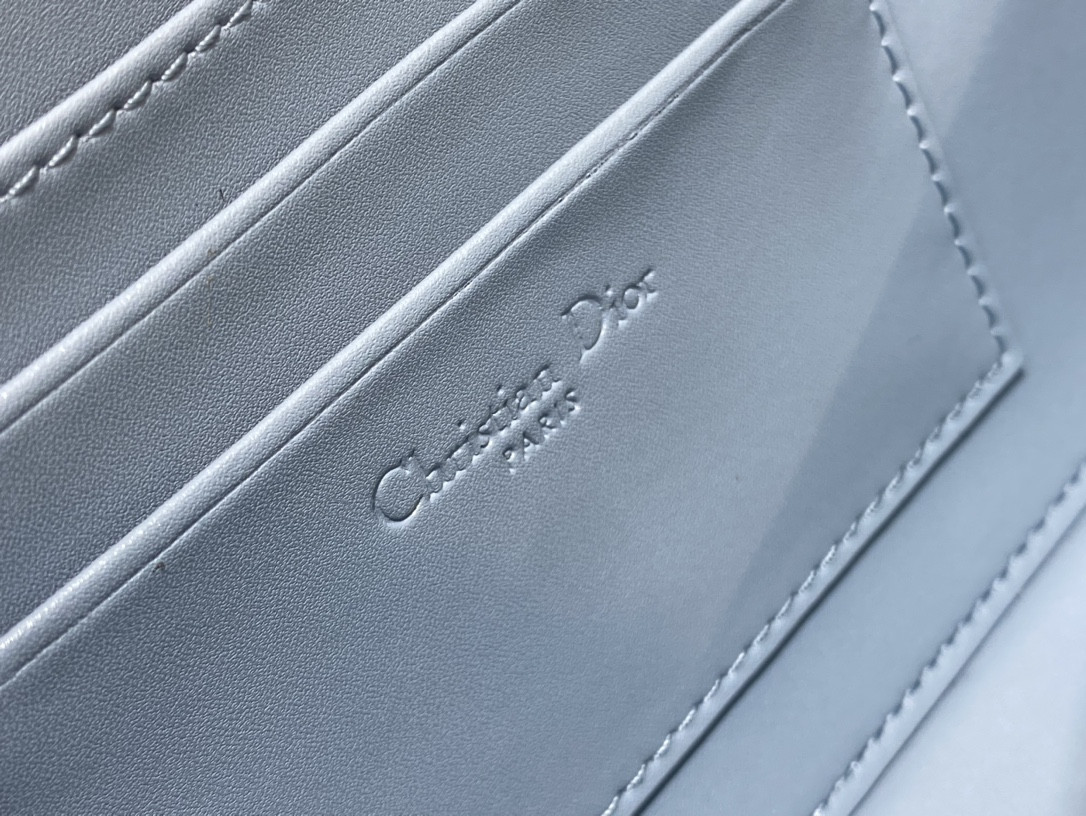 D10r Mini D10r Ange Bag Blue Macrocannage Calfskin 20 x 12 x 5 cm