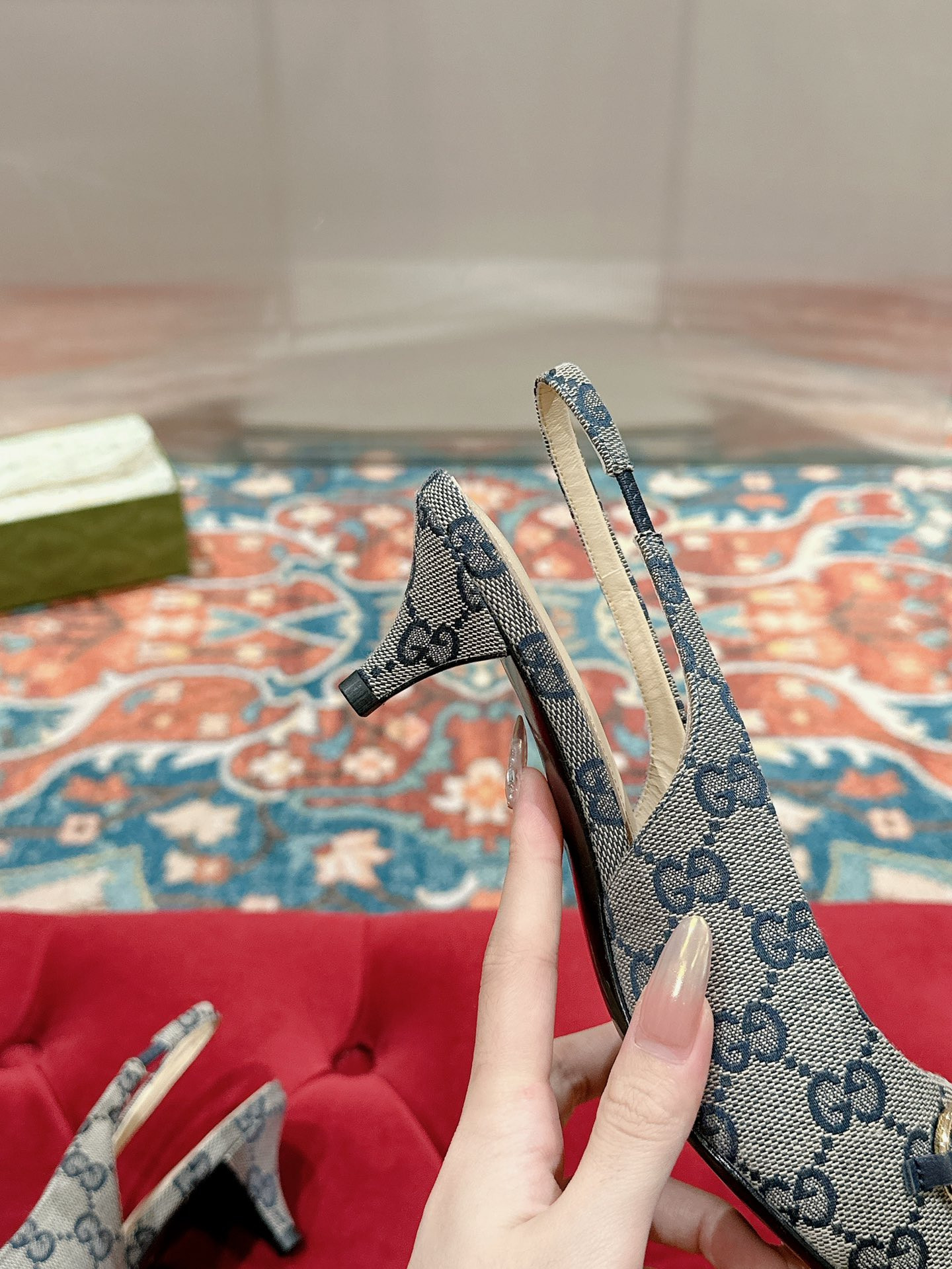 UA Gvc*1 HORSEBIT SLINGBACK PUMP LOW HEEL