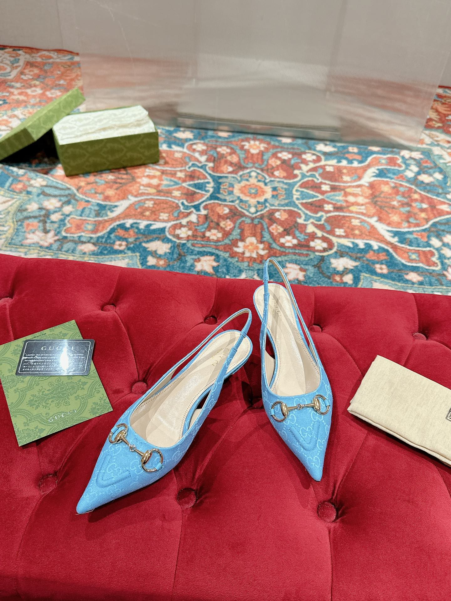 UA Gvc*1 HORSEBIT SLINGBACK PUMP LOW HEEL