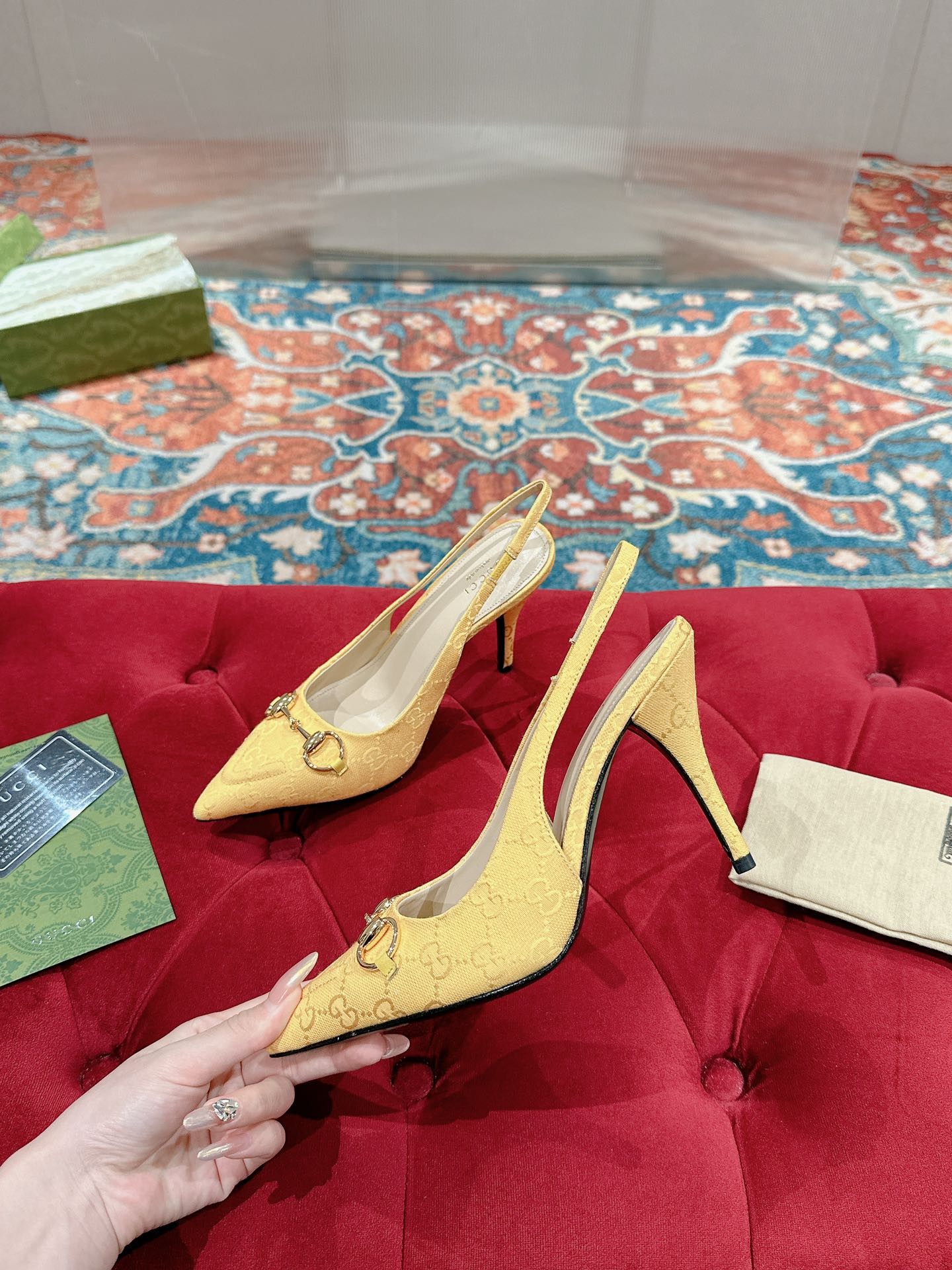 UA Gvc*1 HORSEBIT SLINGBACK PUMP HIGH HEEL