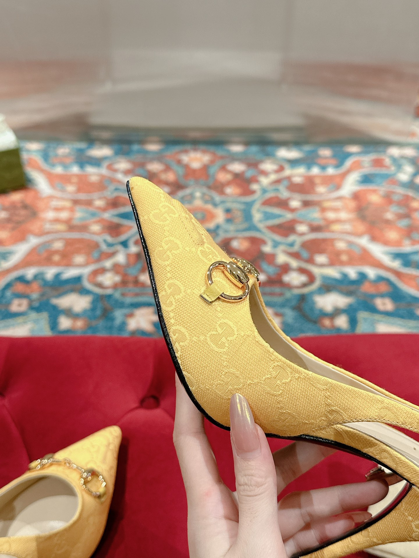 UA Gvc*1 HORSEBIT SLINGBACK PUMP HIGH HEEL