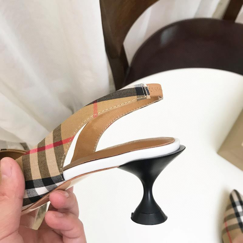 UA Bv*b*rry Check Slingback Pumps