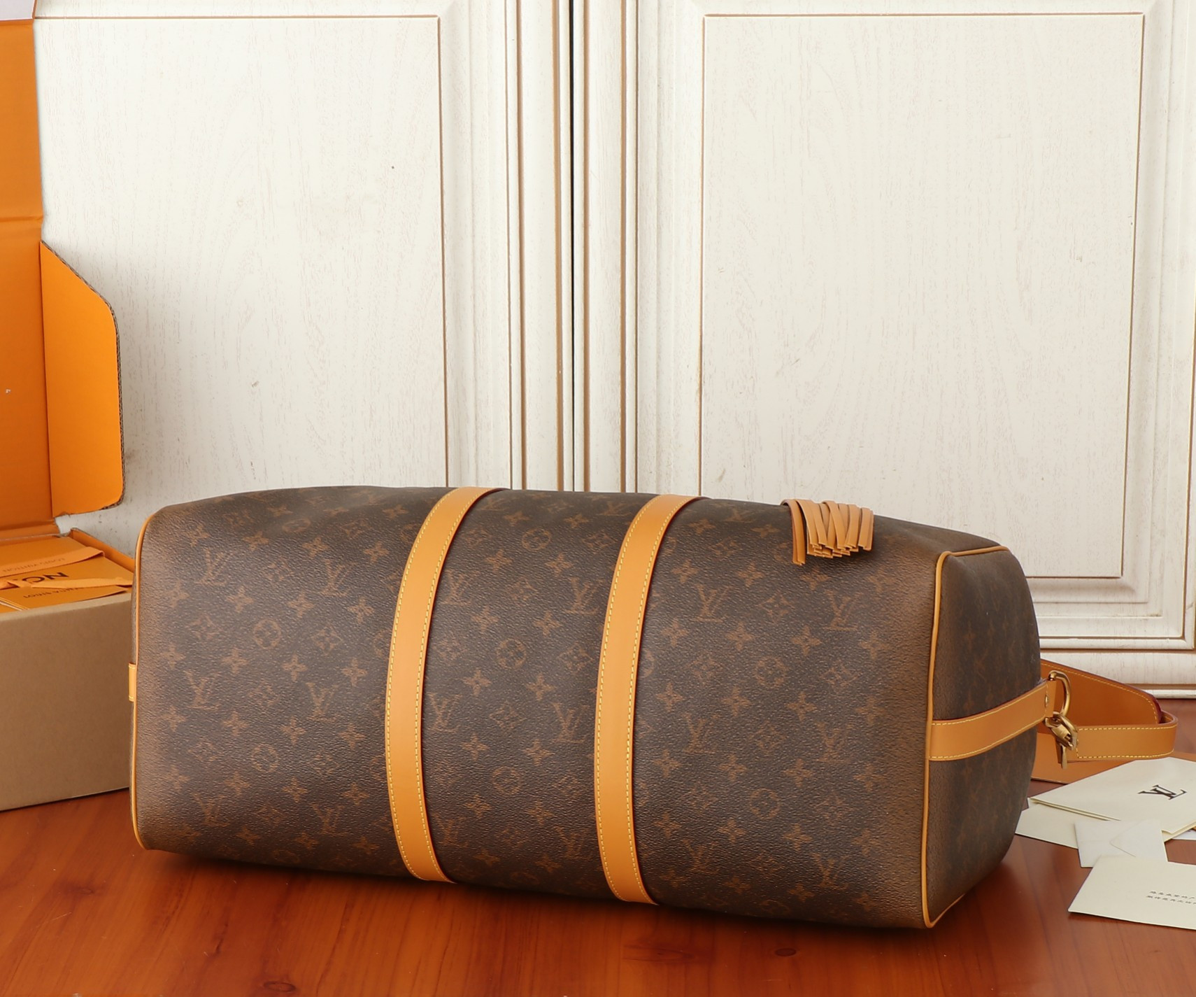 LV Keepall Bandoulière 50 24SS Marque L.Vvtt0n Déposée M11541 50x29x23CM