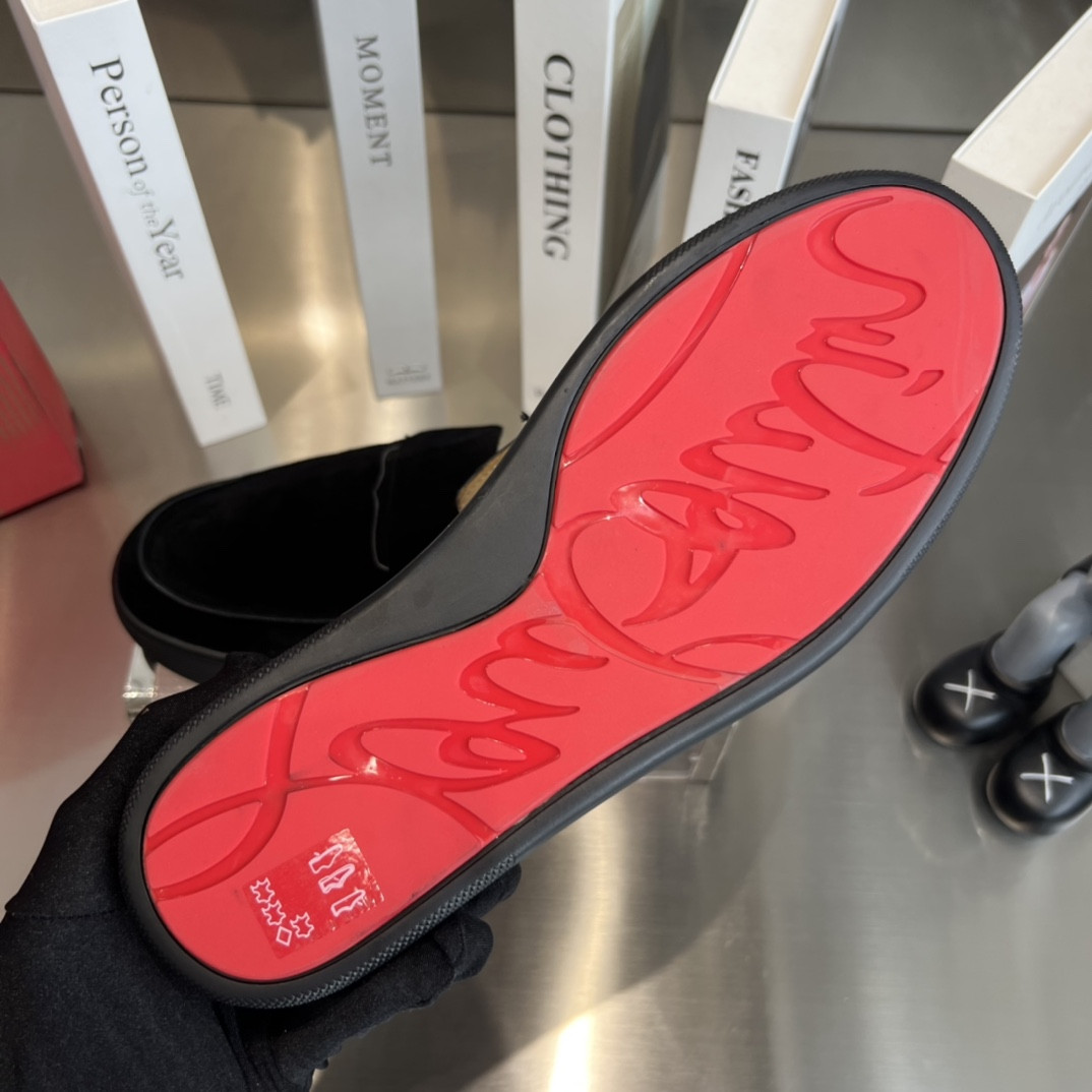 UA Chr1st1an Louboutin thick-soled loafers