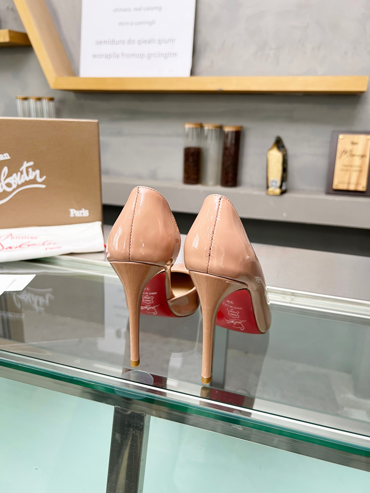 UA Chr1st1an Louboutin CL red-bottom shoes