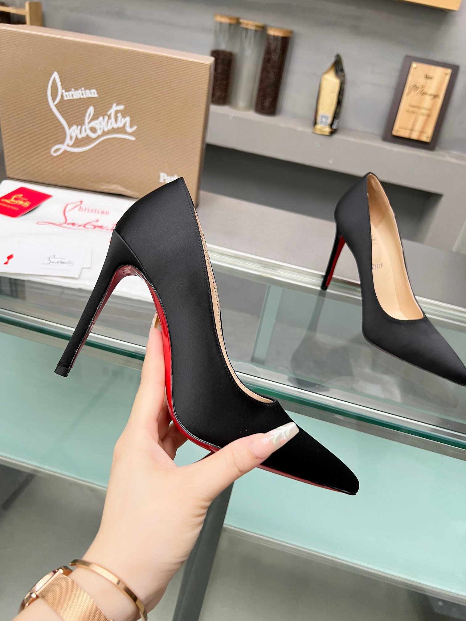 UA Chr1st1an Louboutin CL red-bottom shoes
