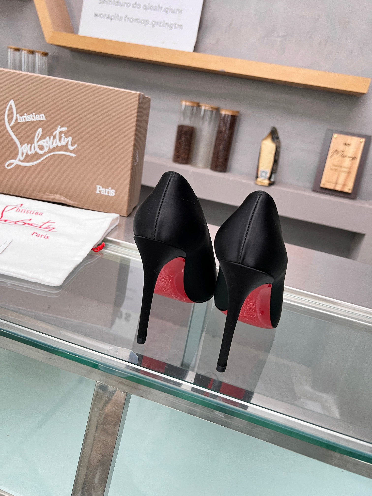 UA Chr1st1an Louboutin CL red-bottom shoes