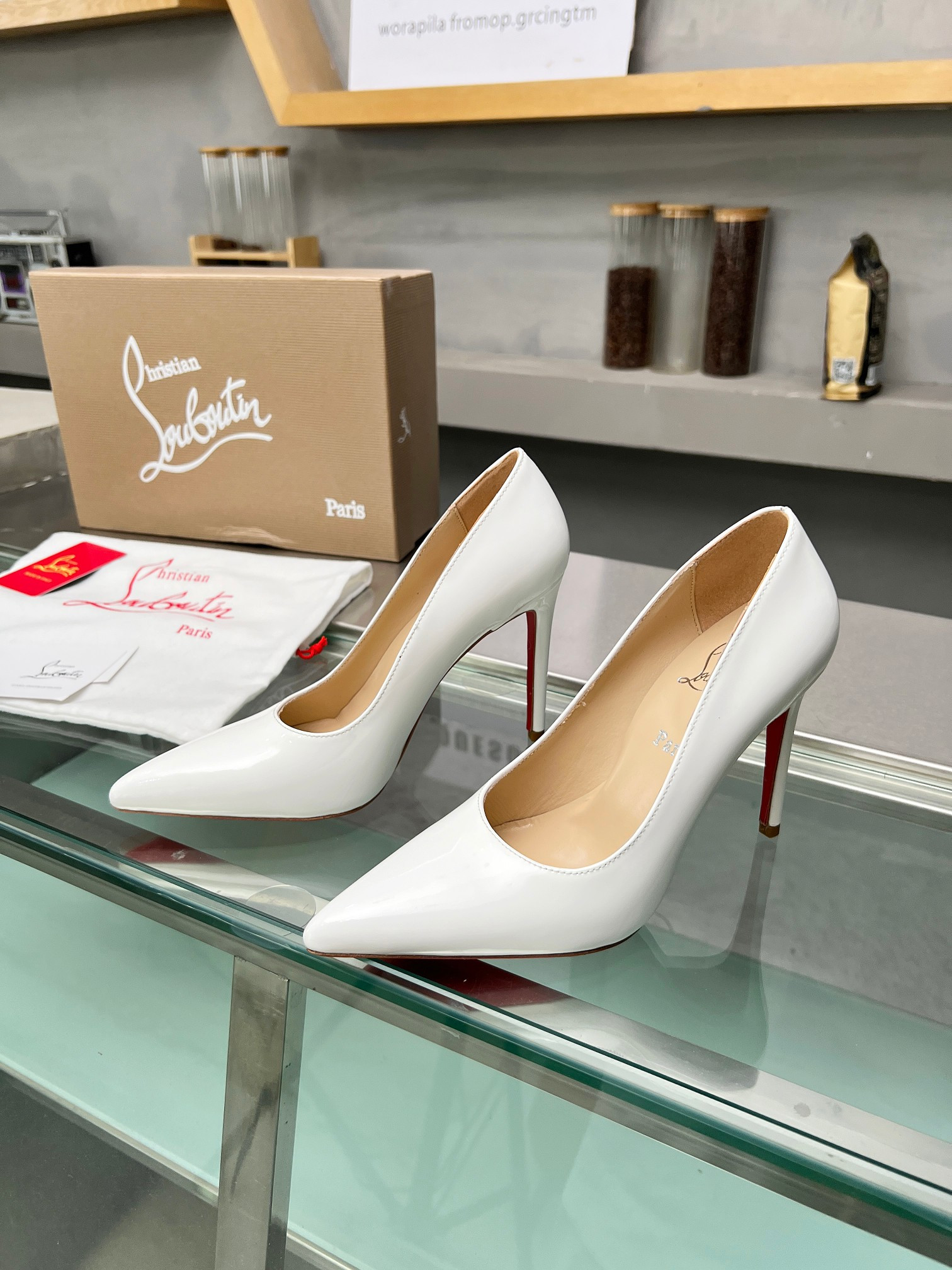 UA Chr1st1an Louboutin CL red-bottom shoes