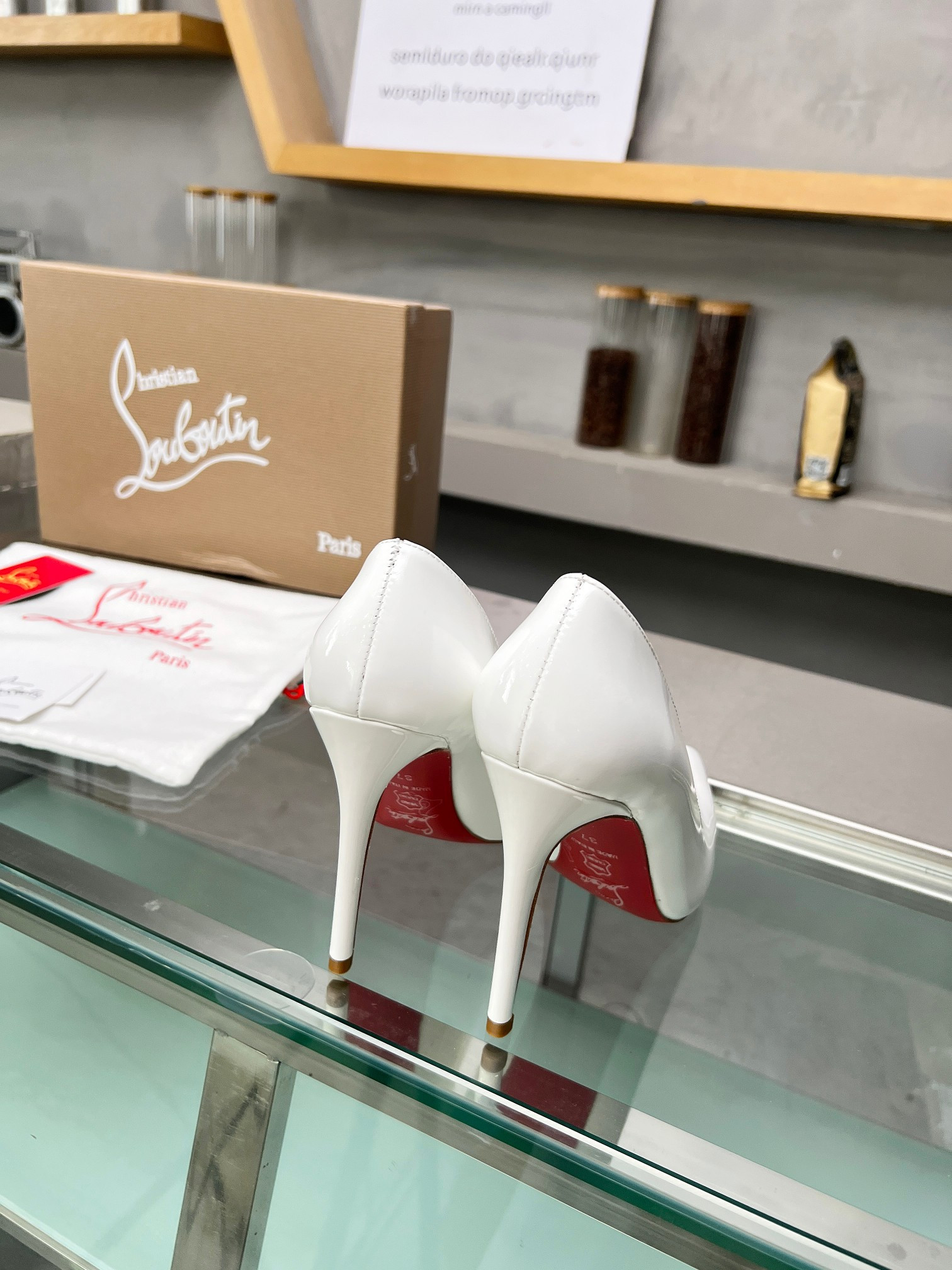 UA Chr1st1an Louboutin CL red-bottom shoes
