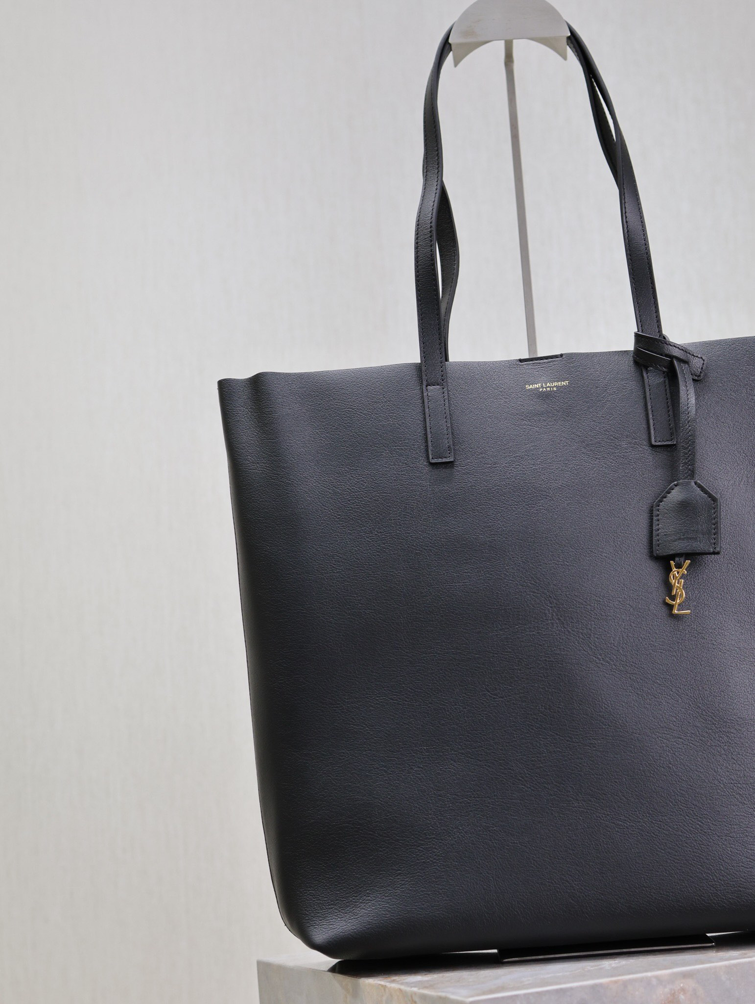 Y51 SHOPPING Sa1nt Lau*nt IN LEATHER 32.5×35×10.5cm