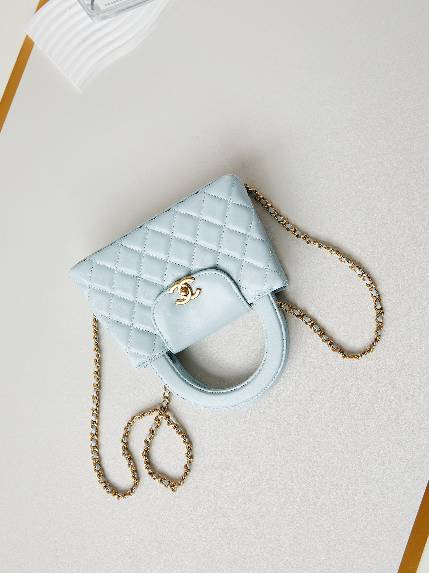 Ch**el 23K Kelly 19x13x7cm