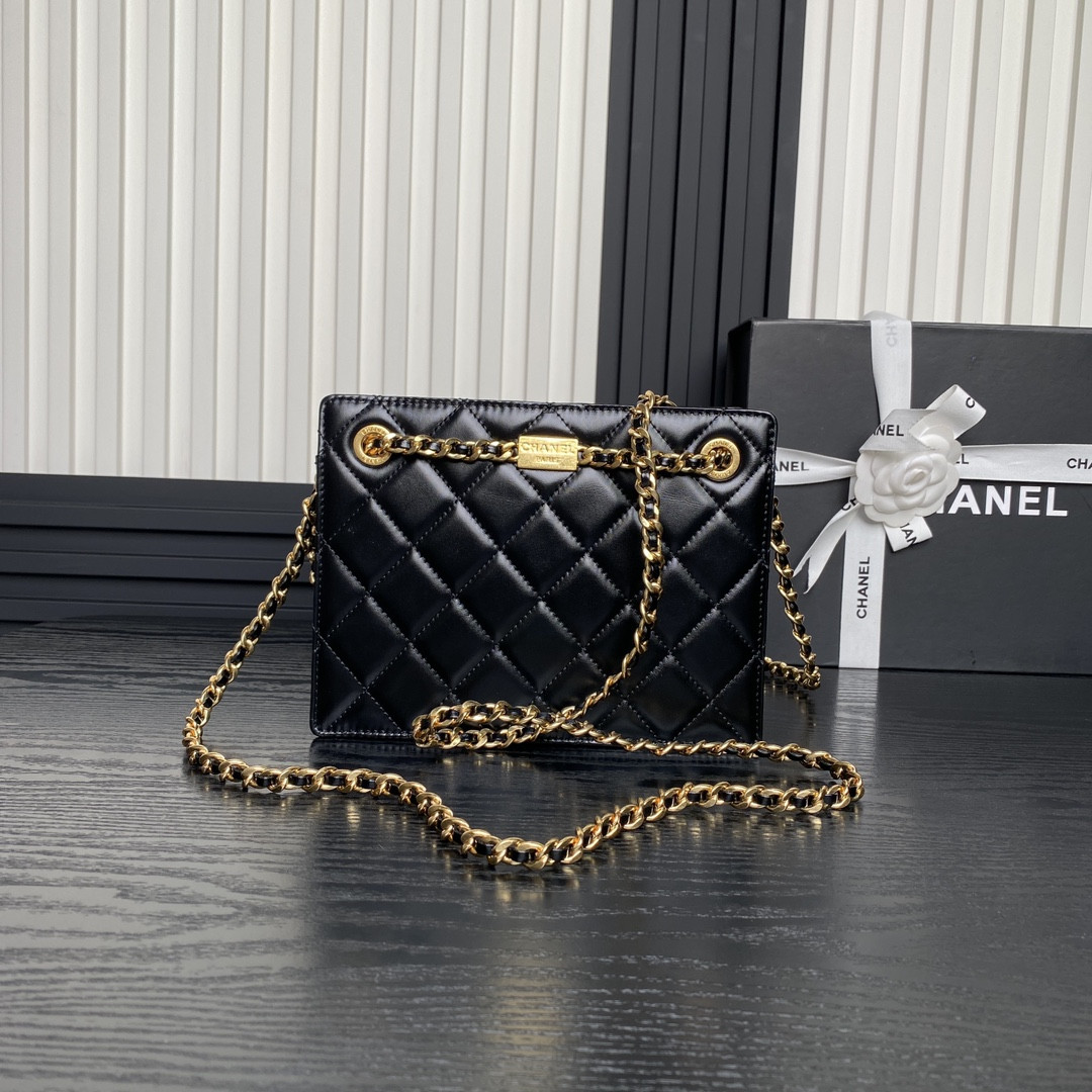Ch**el 24K Handbag 16×21×7cm
