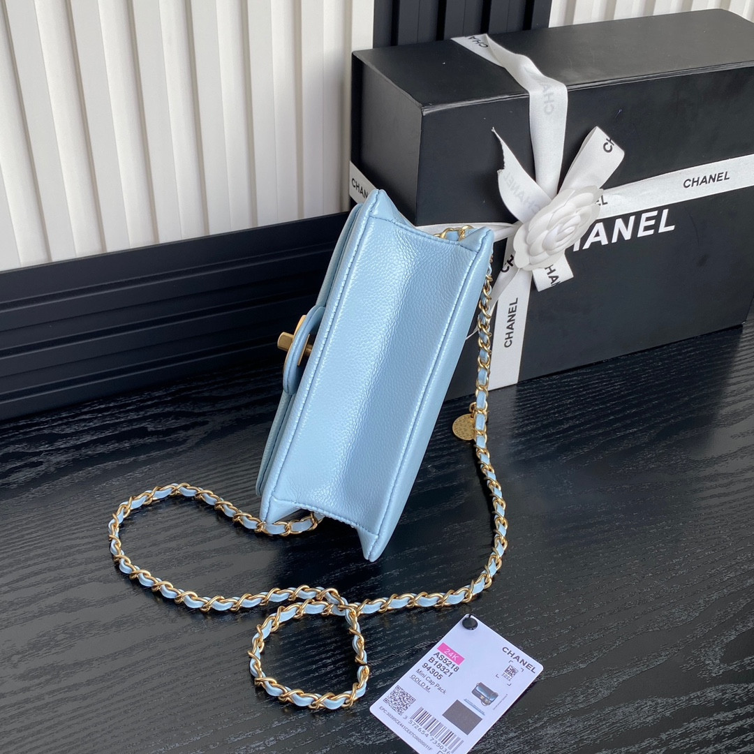 Ch**el MINI FLAP BAG 13×17.5×6cm