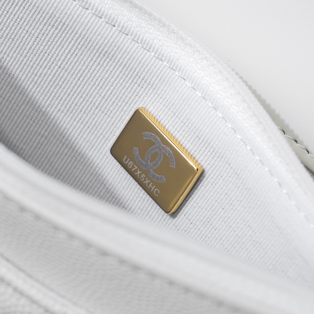 Ch**el WOC CLASSIC WALLET ON CHAIN 19cm