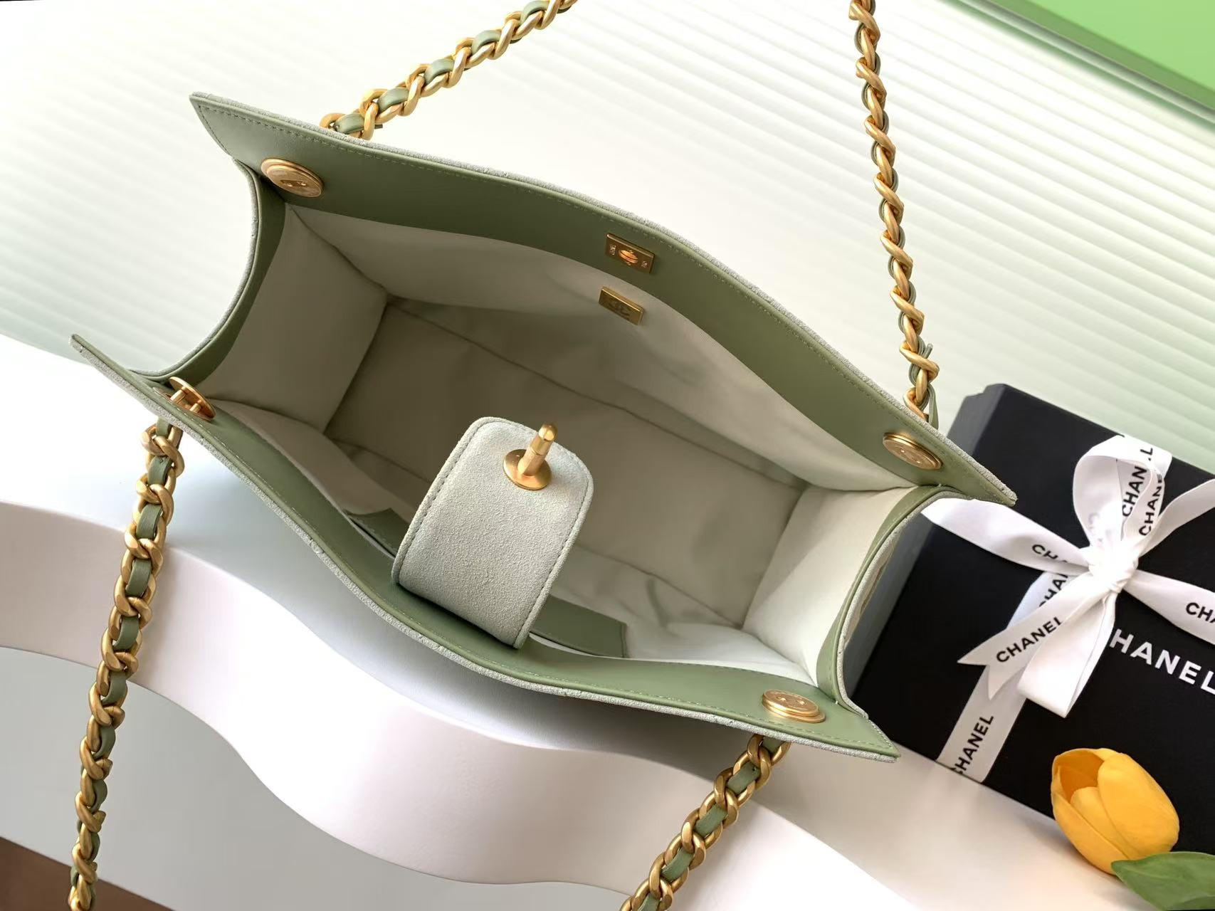 Ch**el shopping bag hobo 26x31x13cm