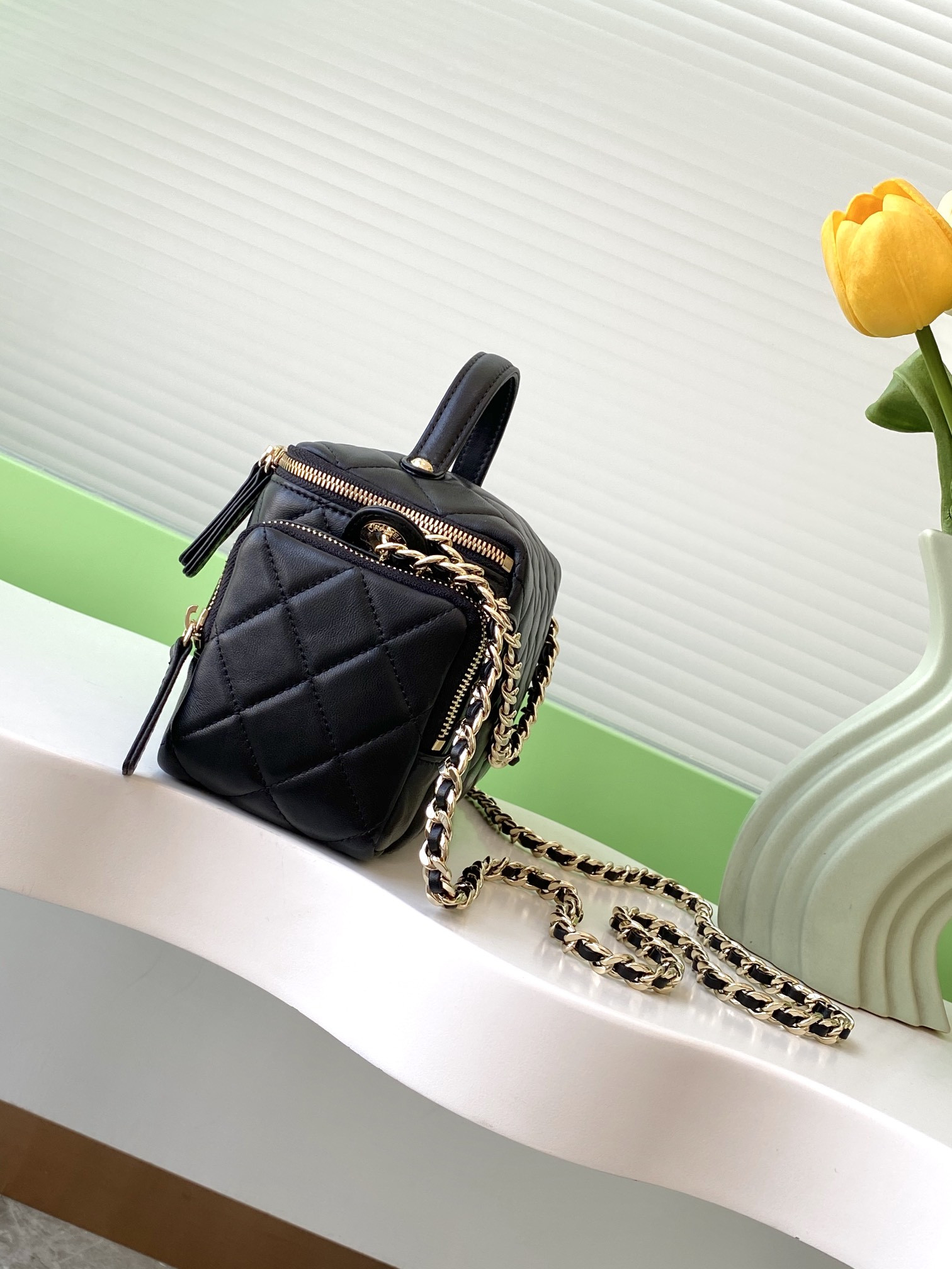 Ch**el Vanity Case 14x23x9cm