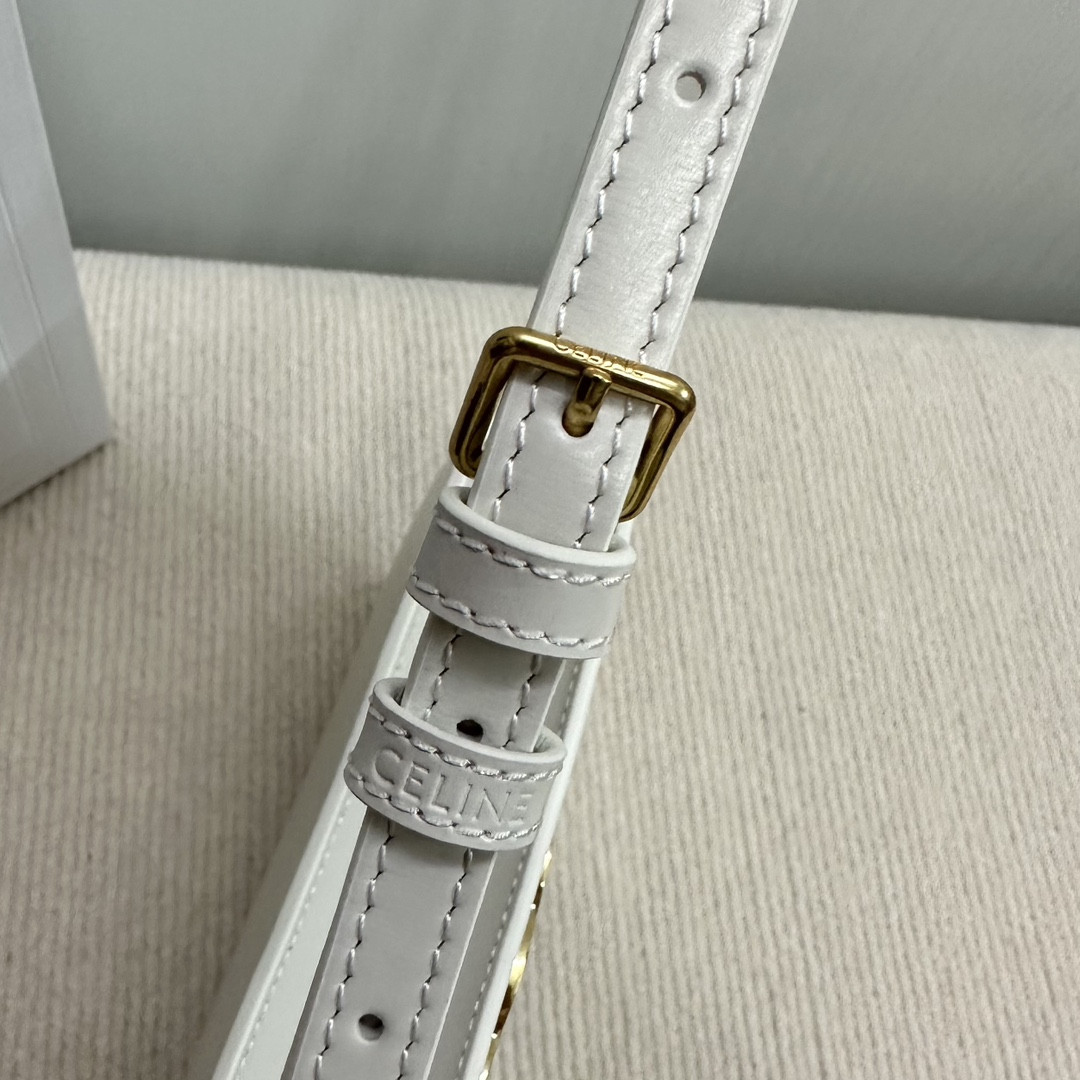 Ce1i*e MEDIUM TILLY BAG in shiny calfskin 22x13.5x4cm