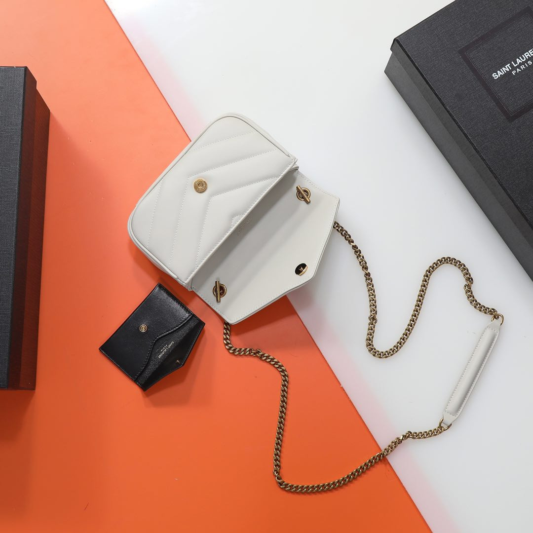 Y51 LOULOU MINI in lambskin 20X12X5cm