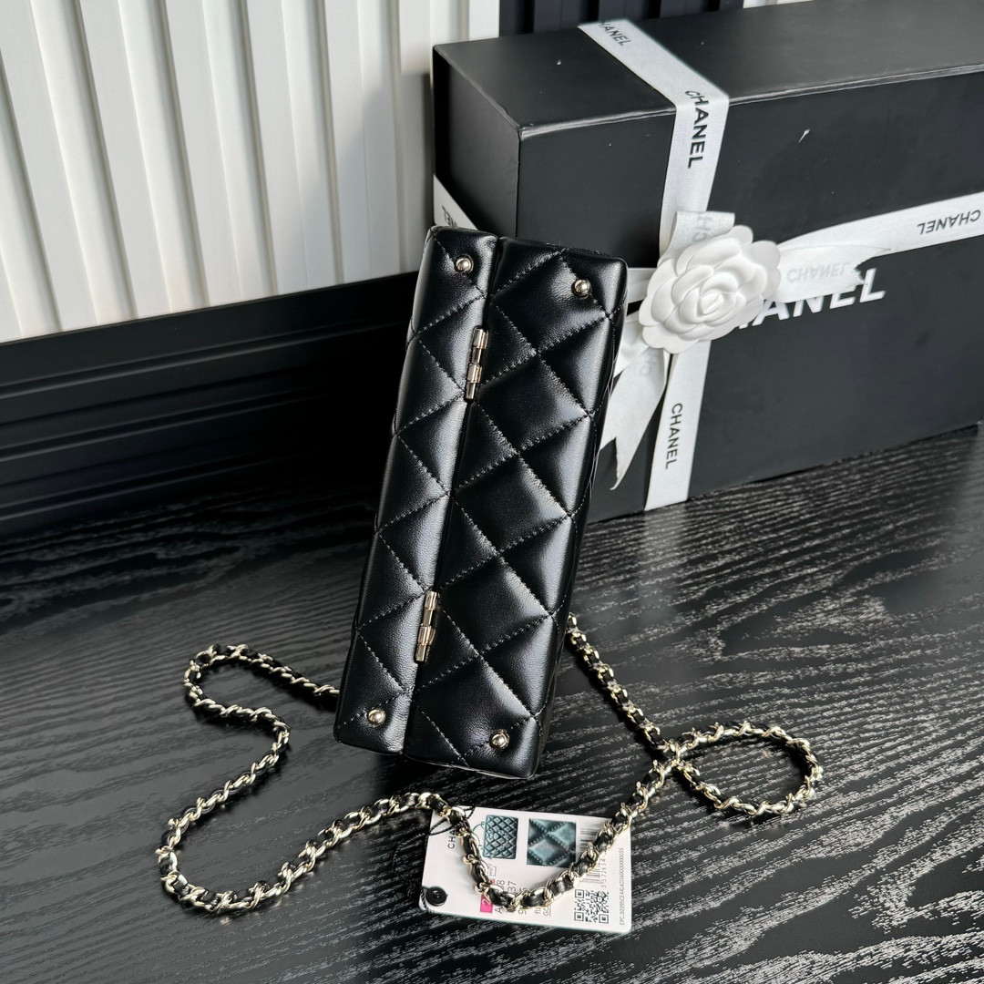 Ch**el Small Box Bag 12.5x18x6.5cm