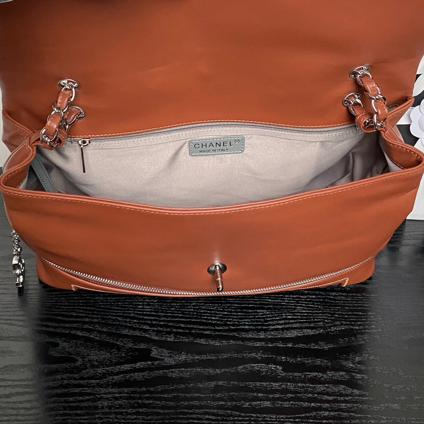 Ch**el Vintage Graffiti Tote Airport Bag 36x24x12cm