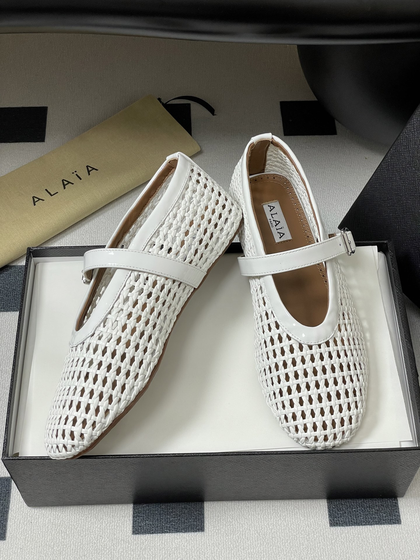 UA Alaïa BRAIDED BALLET FLATS(Customized Size 7-10 days production time)