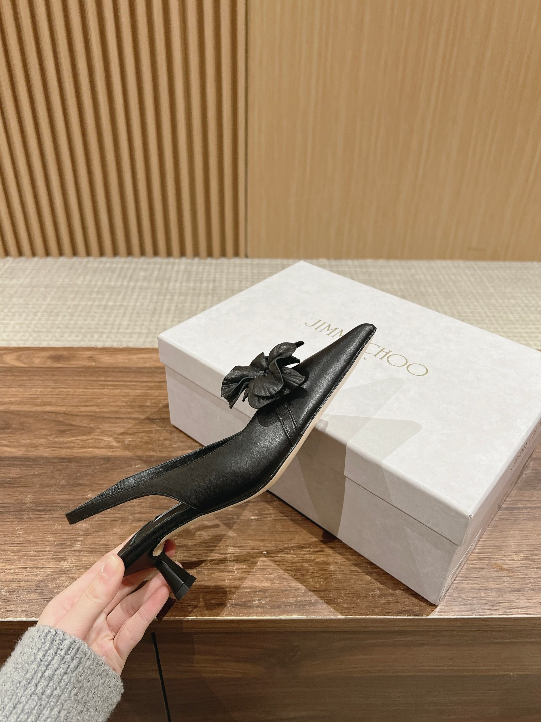 UA J1m*y Ch00 ROSALIA FLOWERS Slingbacks 4.5cm