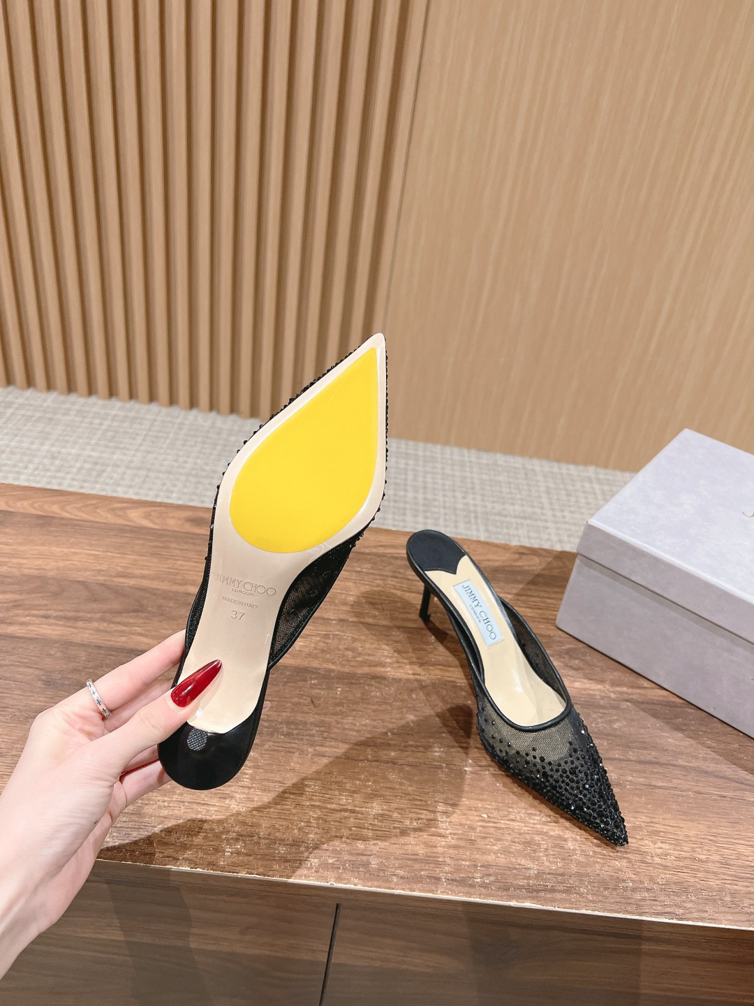 UA J1m*y Ch00 Vivi Mules 6.5cm