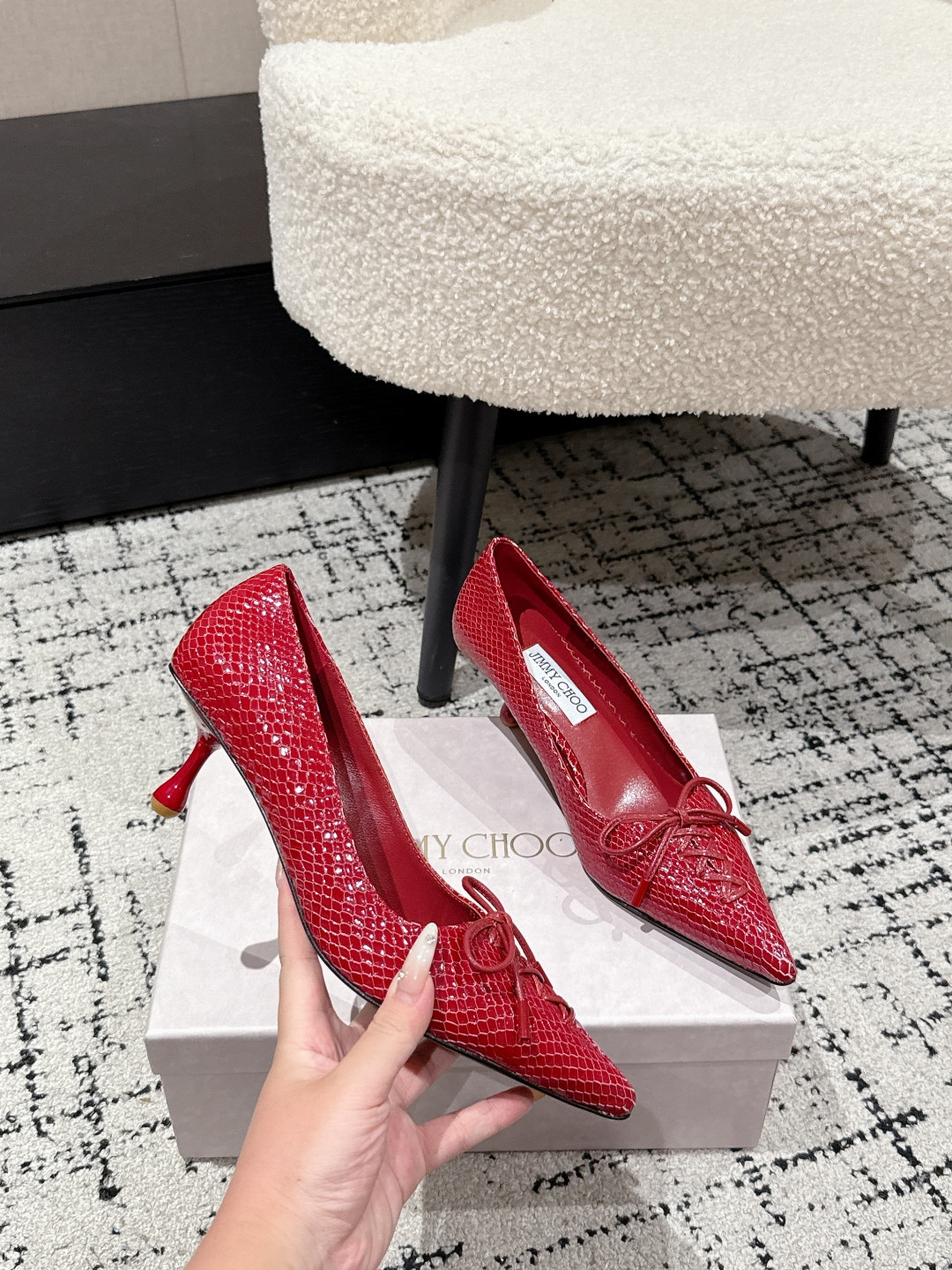 UA J1m*y Ch00 Scarlett Pumps 5cm