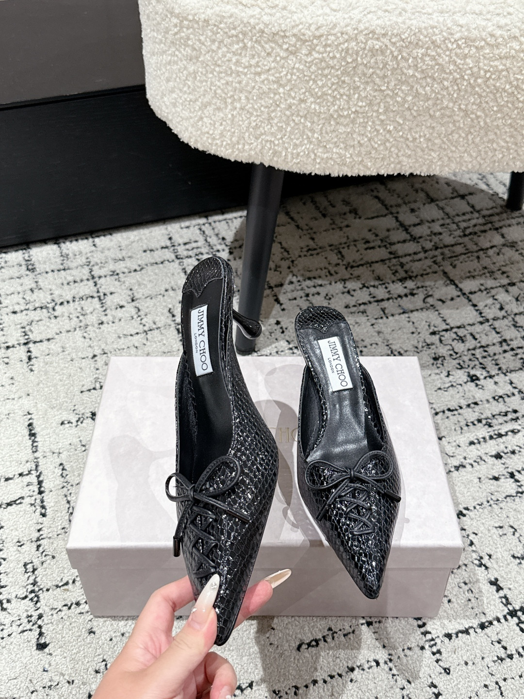 UA J1m*y Ch00 Scarlett Mule 5cm