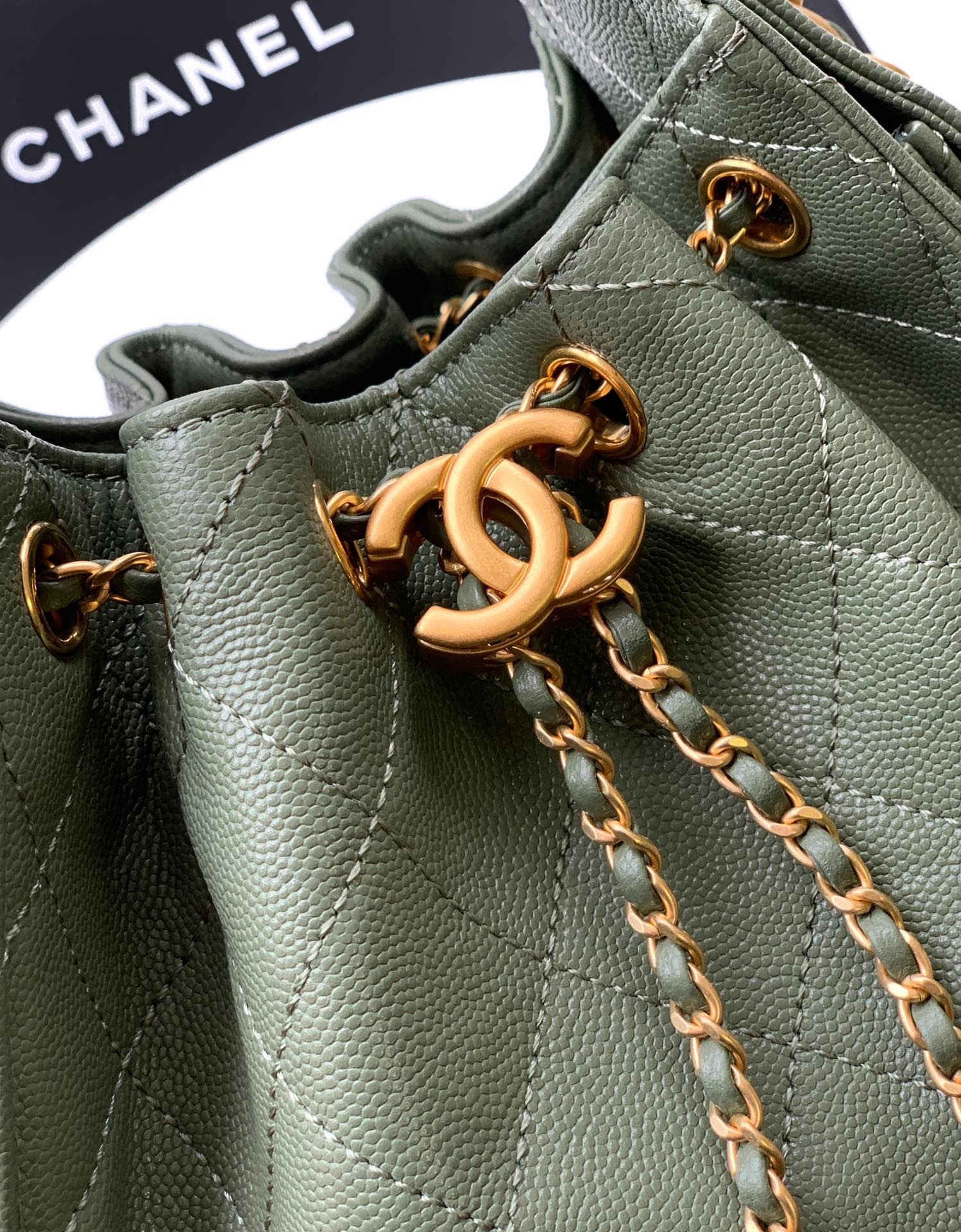 Ch**el 25C Bucket Bag 20x22x12.5cm