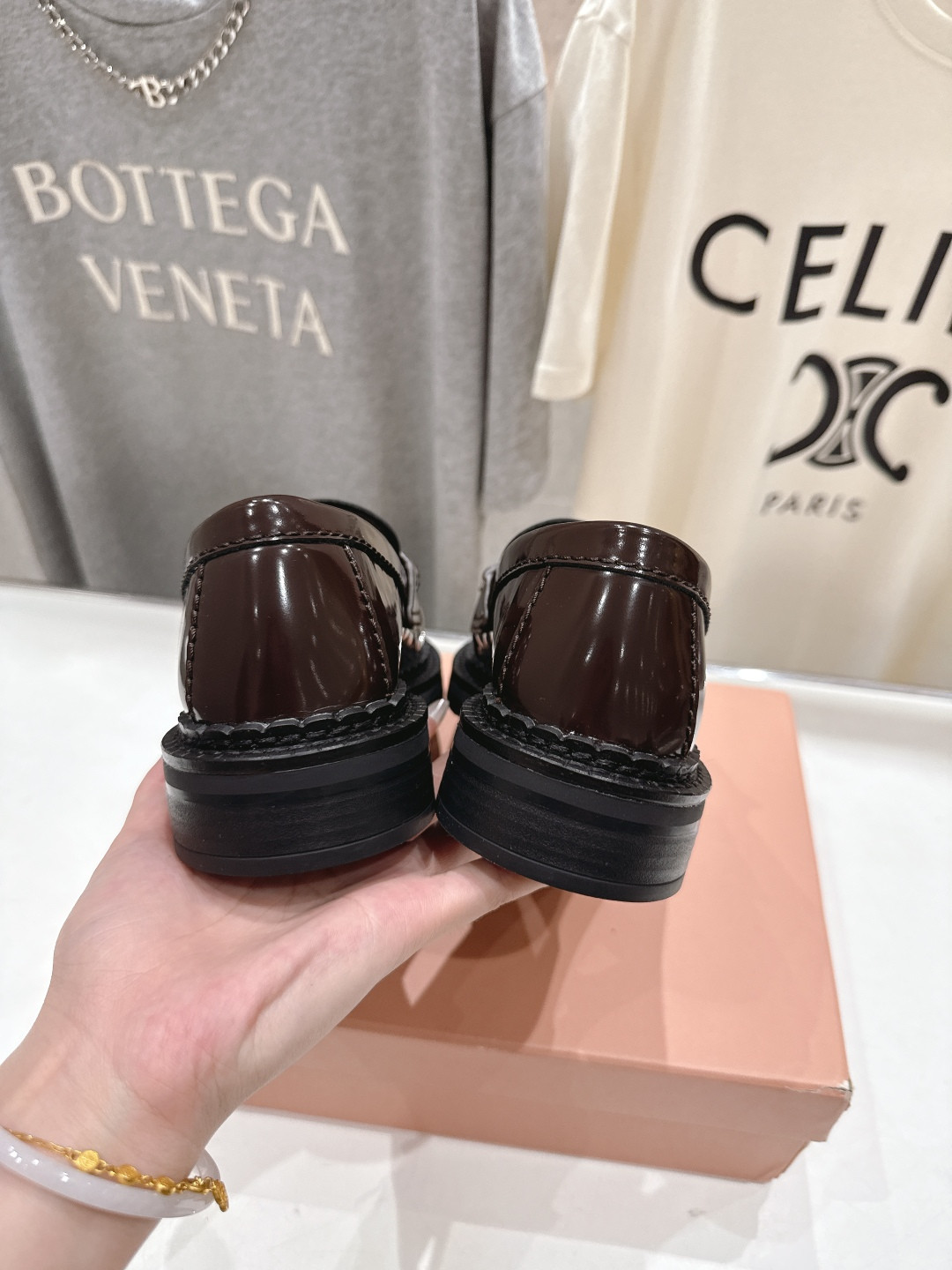 UA Miu Miu Tassel Loafers in Polished Leather