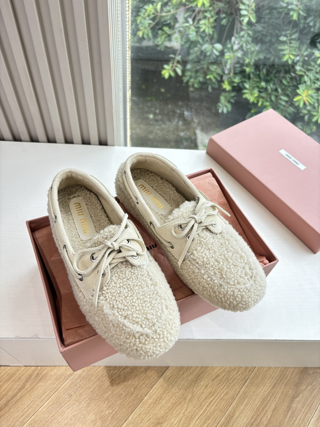 UA Miu Miu Shearing Loafers