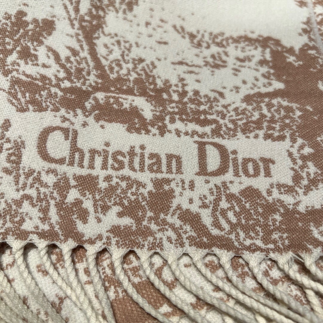 Dior Printed scarf 200x45cm 59% cashmere 41% wool